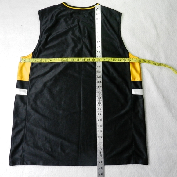 Pittsburgh Penguins Nike Hockey Tank Adult Large Black Yellow Center Swoosh Logo - Picture 5 of 8